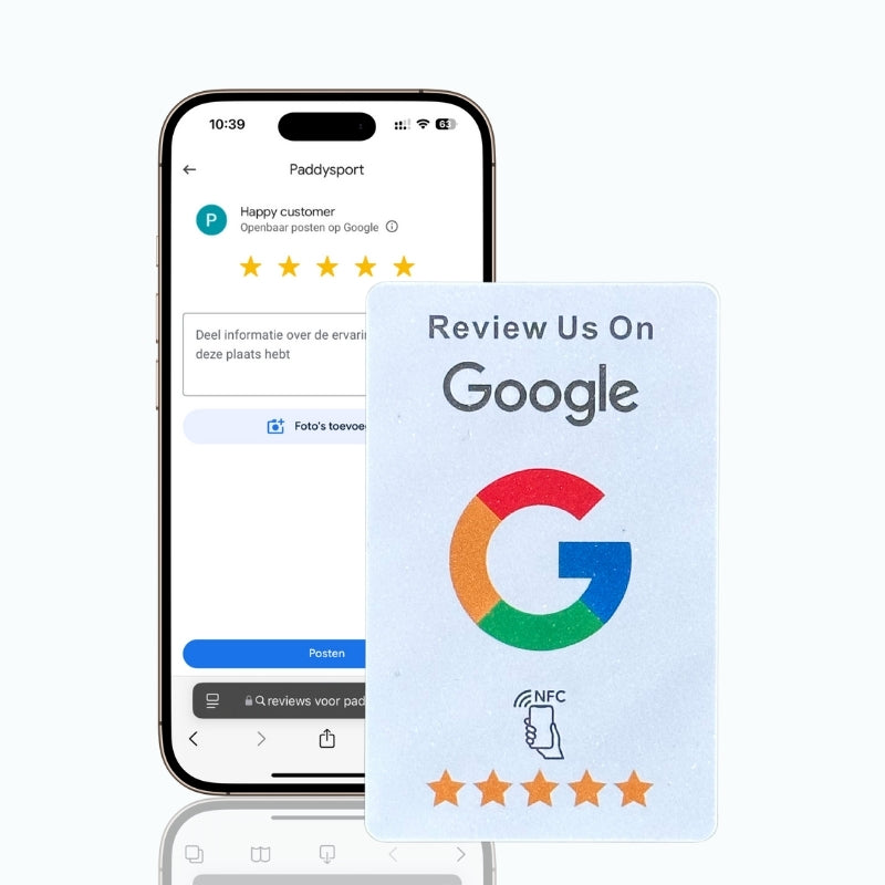 GOOGLE REVIEW KAART